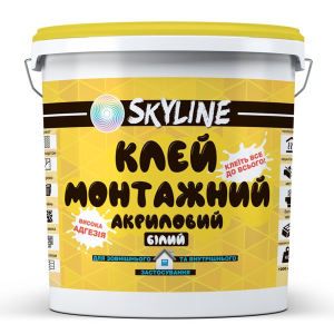 Клей монтажний акриловий універсальний SkyLine 12 кг. ТОП в Чернігові