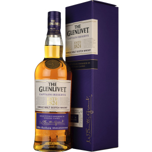 Віскі Glenlivet Captains Reserve 0.7 л 40% у подарунковій дерев'яній упаковці (5000299621158)