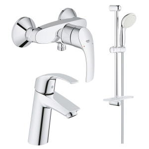 хороша модель Набір змішувачів Grohe Eurosmart M-Size 123244M