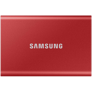 Samsung Portable SSD T7 500GB USB 3.2 Type-C (MU-PC500R/WW) зовнішній червоний ТОП в Чернігові