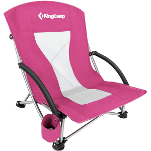 Кресло раскладное KingCamp Beach Chair (KC3841) Розовое (KC3841 DARKROSE) в Чернигове
