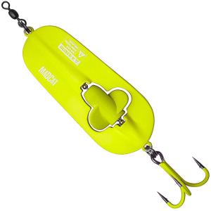 Блесна DAM Madcat A-Static Rattlin Spoon 110 г тройник № 3/0 Fluo Yellow UV (66121) в Чернигове