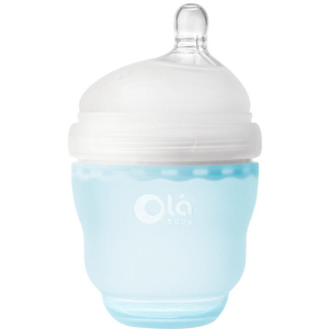 Детская силиконовая антиколиковая бутылочка Olababy GentleBottle Sky Голубой 120 мл (80440) лучшая модель в Чернигове