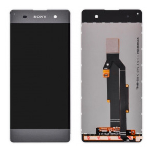 Дисплей (экран) для Sony F3111 Xperia XA/F3112/F3113/F3115/F3116 + тачскрин, серый, Graphite Black Original ТОП в Чернигове