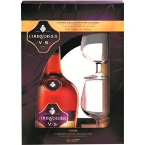 Коньяк Courvoisier VS 0.7 л 40% + 2 келихи (5010696004379) в Чернігові