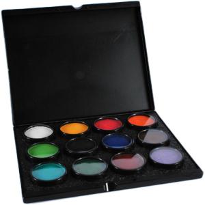Професійна палітра аквагриму Mehron Paradise Makeup AQ 12 відтінків по 40 г (800-PAL-A) (764294580999) ТОП в Чернігові