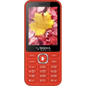 Мобільний телефон Sigma mobile X-style 31 Power Dual Sim Red ТОП в Чернігові