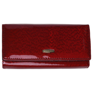 Шкіряний жіночий гаманець Laras K10a0001b Бордовий (ROZ6206118206) краща модель в Чернігові