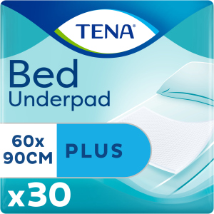 Одноразовые пеленки впитывающие Tena Bed Plus 60x90 см 30 шт (7322540800760) ТОП в Чернигове