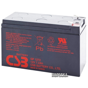 Акумуляторна батарея CSB 12V 7.2Ah (GP1272F2/GP1272) краща модель в Чернігові