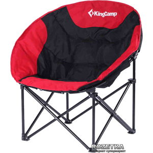 Раскладное кресло KingCamp Moon Leisure Chair Black/Red (KC3816 Black/Red) в Чернигове