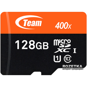 Team MicroSDXC 128GB Class 10 UHS-I + SD adapter ТОП в Чернигове