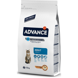 Сухий корм для дорослих котів та кішок Advance Adult Chicken &amp; Rice 1.5 кг (8410650151946) краща модель в Чернігові