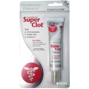 Гель для обробки ран Veterinary Formula Clinical Care Super Clot 28 г (736990002013) ТОП в Чернігові