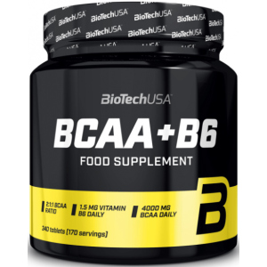 хорошая модель Аминокислота Biotech BCAA + B6 340 таблеток (5999076234080)