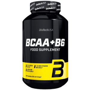 Аминокислота Biotech BCAA + B6 200 таблеток (5999076234073) надежный