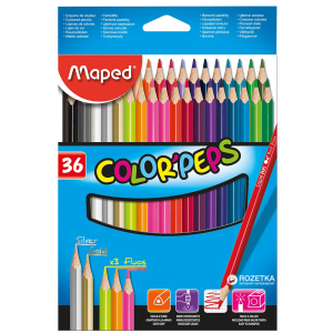 Карандаши цветные Maped Color Peps Classic 36 цветов (MP.832017)