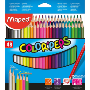 Карандаши цветные Maped Color Peps Classic 48 цветов (MP.832048) лучшая модель в Чернигове