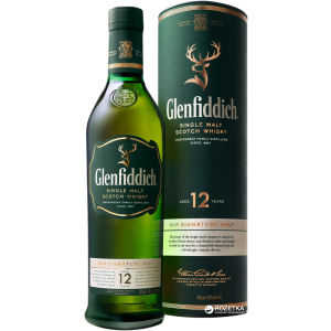 Віскі Glenfiddich 12 років витримки 0.5 л 40% (5010327326108) рейтинг