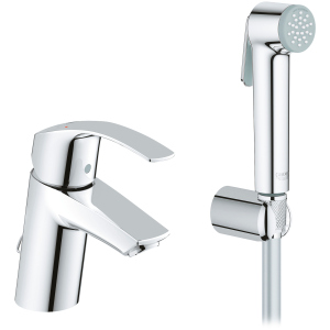 Змішувач для раковини GROHE Eurosmart 23124002 з душовим набором. ТОП в Чернігові