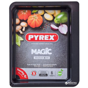 Форма прямокутна для випічки Pyrex Magic 30 х 23 см Прямокутна Чорна (MG30RR6) в Чернігові