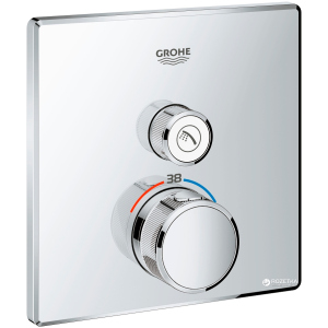 Верхня частина змішувача для душу GROHE Grohtherm SmartControl 29123000 краща модель в Чернігові