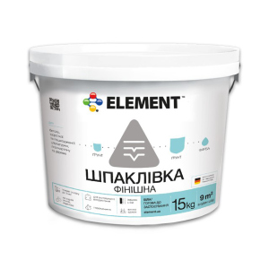 Фінішна шпаклівка "ELEMENT" 15 кг краща модель в Чернігові