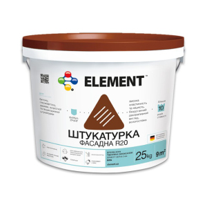 Фасадна штукатурка R20 "ELEMENT" Дубова кора 25 кг в Чернігові