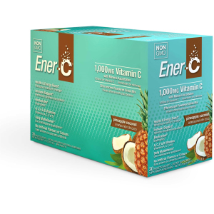 Витамины Ener-C Vitamin C 1000 мг Ананас и Кокос 30 пакетиков (873024001052) надежный