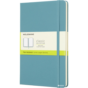 Нотатник Moleskine Classic 13 х 21 см 240 сторінок без линівки Океанський синій (8058341715383) краща модель в Чернігові