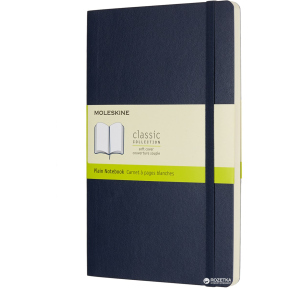 Нотатник Moleskine Classic 13 х 21 см 192 сторінки без лінівки Сапфір М'яка обкладинка (8055002854757) в Чернігові