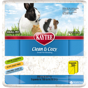 Подстилка для грызунов Kaytee Clean&Cozy White Белая Целлюлозный впитывающий 620 г (4.1 л) (071859946290) ТОП в Чернигове