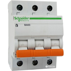 Автоматичний вимикач Schneider Electric 3 Р 20 А тип C 4.5 кА краща модель в Чернігові