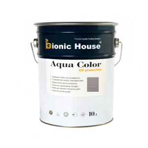 Краска для дерева Bionic-House Aqua Color UV-protect 10л Пепел А117 в Чернигове