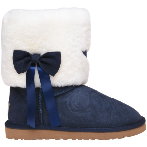 Уггі UGG Classic Short Fur Bow 117014 37 Navy краща модель в Чернігові