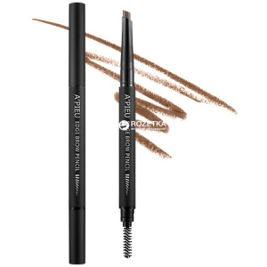 Карандаш для бровей A'pieu Edge Brow Pencil Средне-коричневый 0.35 г (8806185751834) лучшая модель в Чернигове