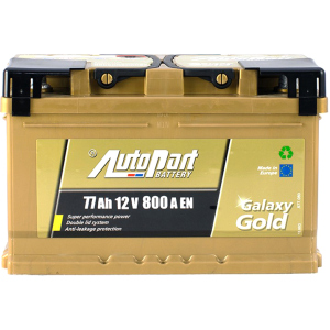 Автомобільний акумулятор Autopart 77 Ah/12V Galaxy Gold Ca-Ca (0) (ARL077-GG0) краща модель в Чернігові