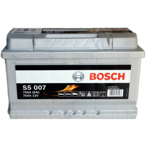 Автомобільний акумулятор Bosch 74Аh Єв (-/+) S5007 (750EN) (0 092 S50 070) ТОП в Чернігові