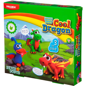 Масса для лепки Paulinda Super Dough Cool Dragon Драконы 3 в 1 (PL-081554) ТОП в Чернигове