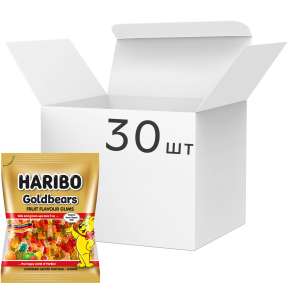 Упаковка конфет жевательных HARIBO Gold bears 80 г х 30 шт (9002975308397) лучшая модель в Чернигове