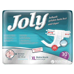 Подгузники для взрослых Joly 4 Extra Large 30 шт (8690536805198) ТОП в Чернигове