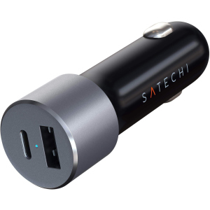 Автомобильное зарядное устройство Satechi 72W Type-C PD Car Charger Space Grey (ST-TCPDCCM) лучшая модель в Чернигове