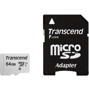 Transcend 300S microSDXC 64GB UHS-I U1 + SD-Adapter (TS64GUSD300S-A) в Чернигове