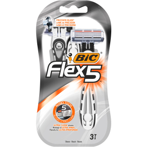 Бритва BIC Flex 5 Dispo 3 шт (3086123492868) краща модель в Чернігові