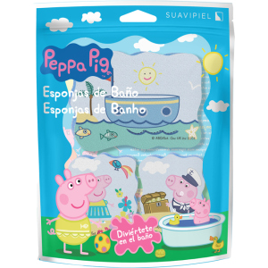 Губка для душу Suavipiel Peppa Pig Свинка Пеппа 3 шт (8410262500576) в Чернігові