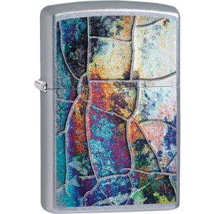 хорошая модель Зажигалка Zippo 207 Rust Patina Design Серебристая (Zippo 29897)