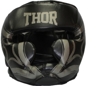 Боксерский шлем Thor 727 Cobra M Black (727 (Leather) BLK M) в Чернигове