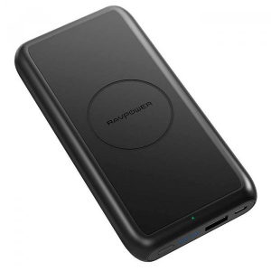 купити Зовнішній акумулятор RavPower Power Bank 10000mAh Wireless Charging (RP-PB081) Black