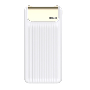 Power bank Baseus Quick Charge 3.0 с ЖК дисплеем 10000 mah White лучшая модель в Чернигове