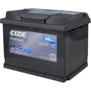 Автомобільний акумулятор Exide Premium 6СТ-64 (EA640) 64 Аг (-/+) Euro 640 А (EA640) краща модель в Чернігові